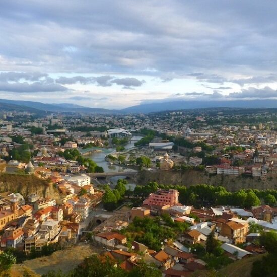 View to Tbilisi city