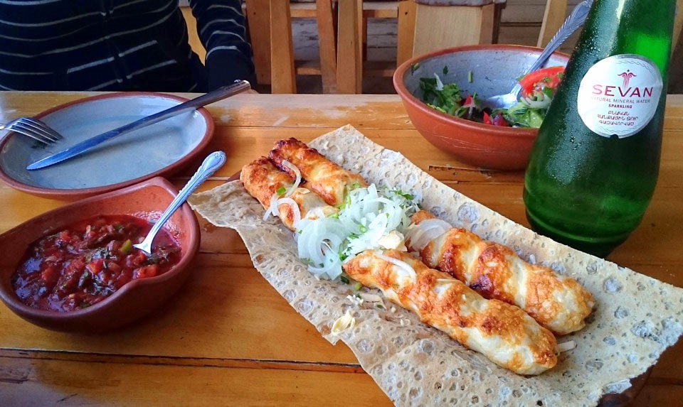 Crayfish Kebab