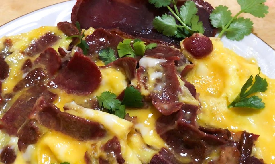 Armenian Basturma Omelette