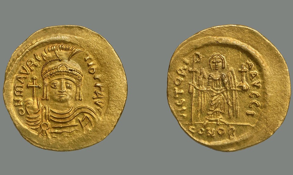 Armenians on gold coins of the Byzantine Empire