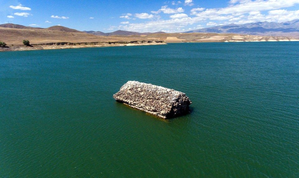 The submerged church of St. Karapet