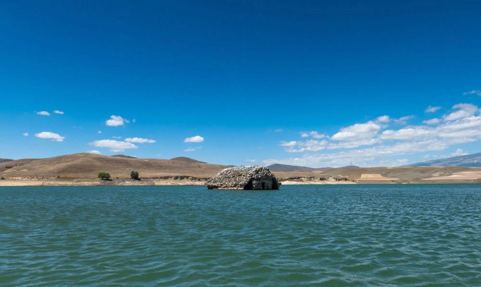 The submerged church of St. Karapet