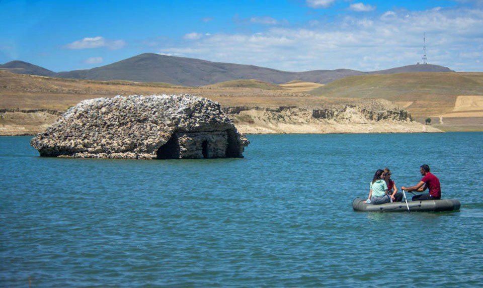 The submerged church of St. Karapet