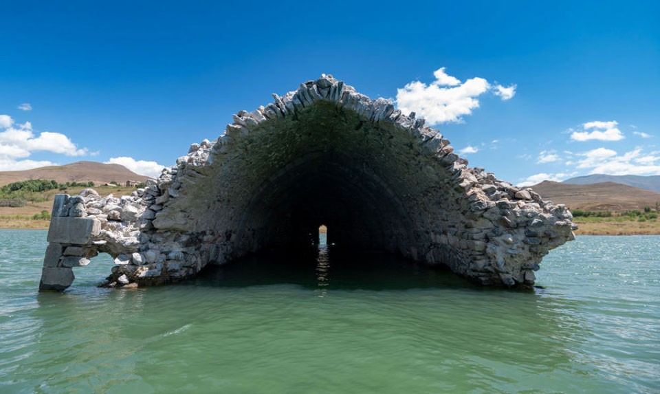 The submerged church of St. Karapet