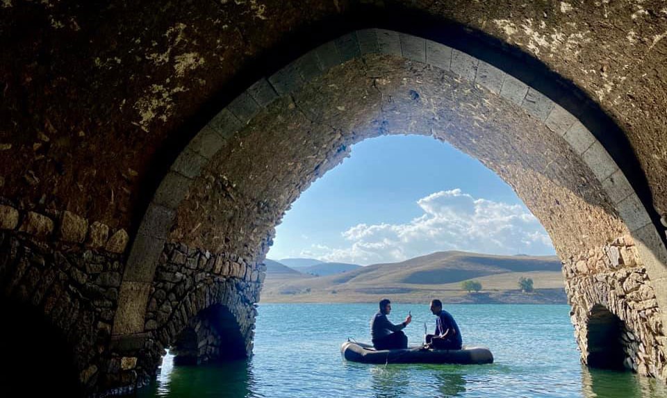 The submerged church of St. Karapet