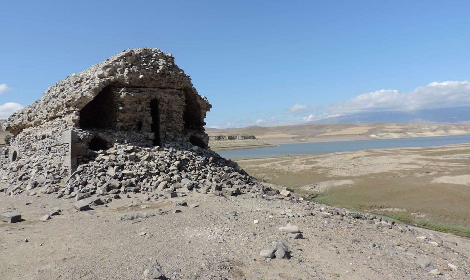 The submerged church of St. Karapet