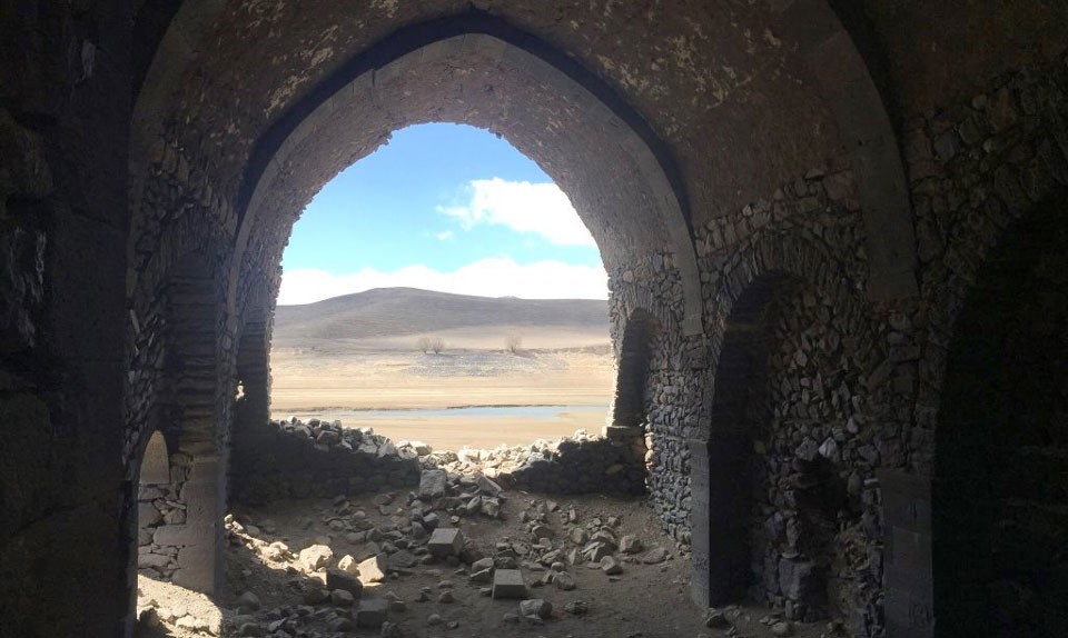 The submerged church of St. Karapet