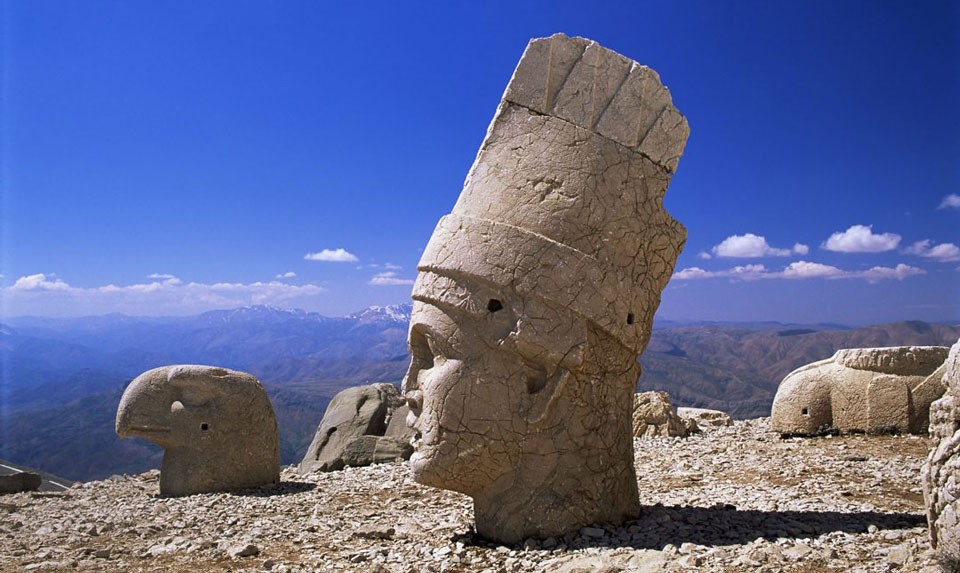 The sanctuary of Armenian Gods on Mount Nemrut