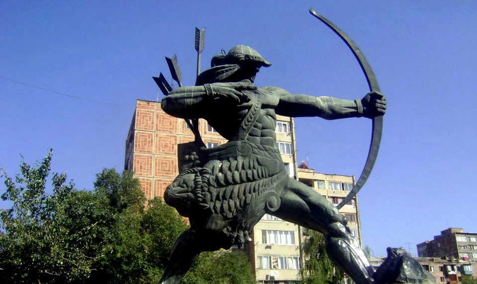The statue of Hayk Nahapet