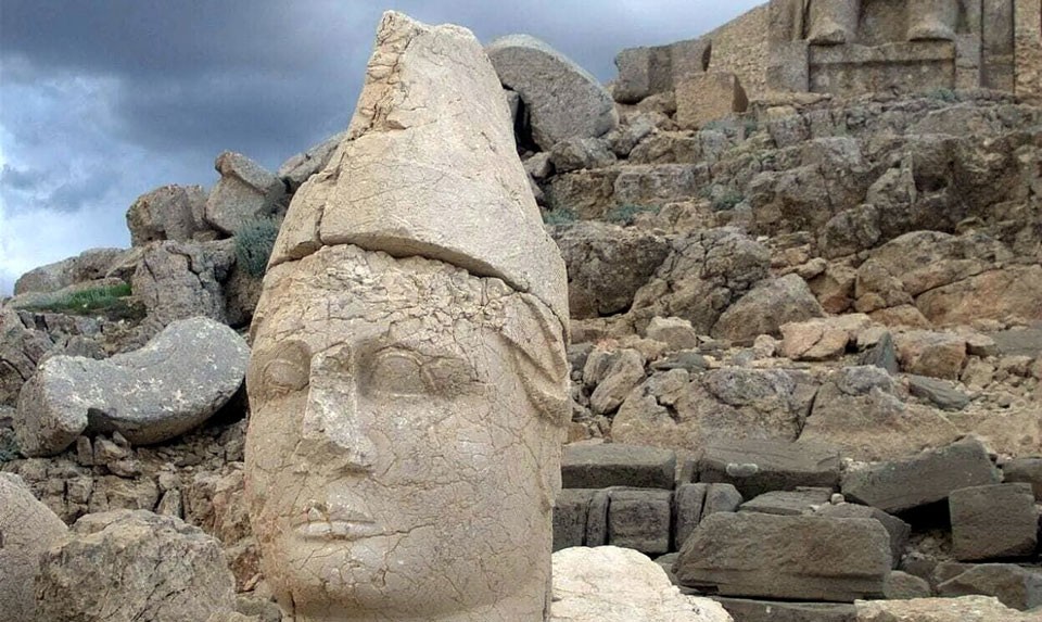 The sanctuary of Armenian Gods on Mount Nemrut