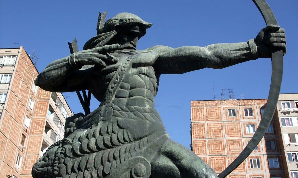 The statue of Hayk Nahapet