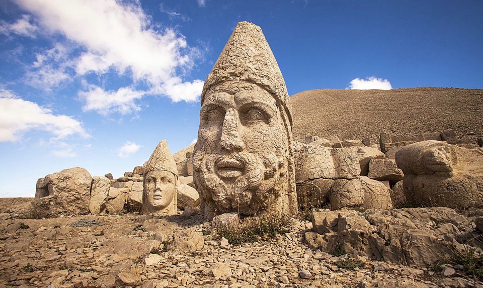 The sanctuary of Armenian Gods on Mount Nemrut