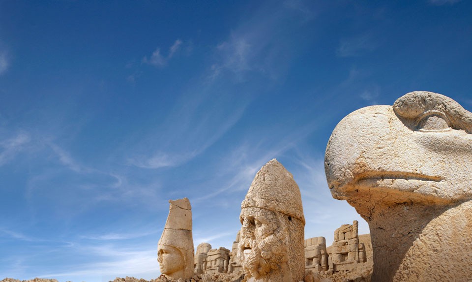 The sanctuary of Armenian Gods on Mount Nemrut