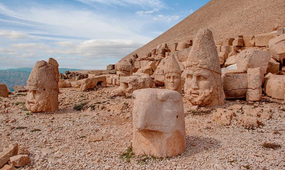 The sanctuary of Armenian Gods on Mount Nemrut