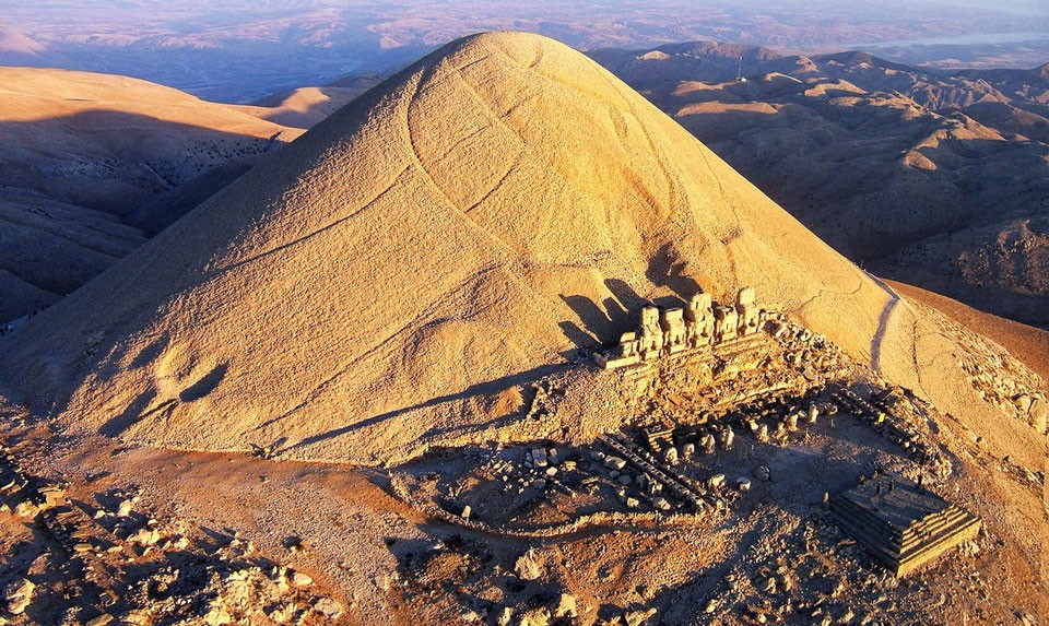 The sanctuary of Armenian Gods on Mount Nemrut
