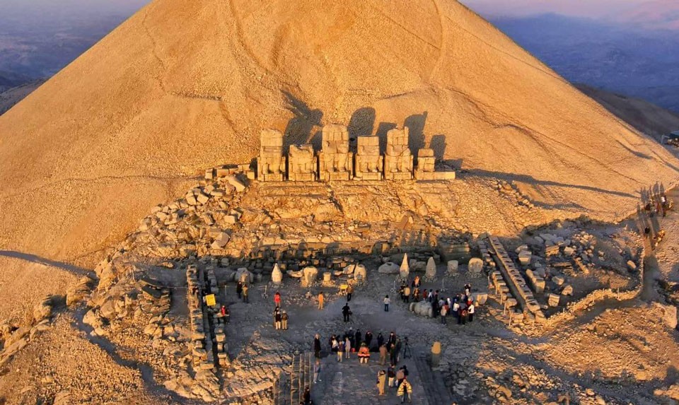 The sanctuary of Armenian Gods on Mount Nemrut