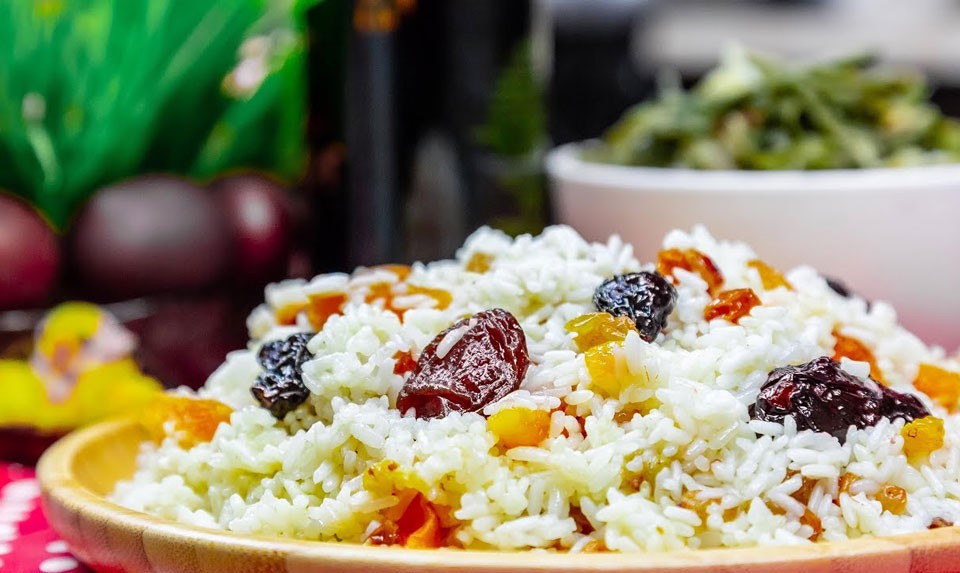 Armenian Sweet Rice Pilaf with Raisins