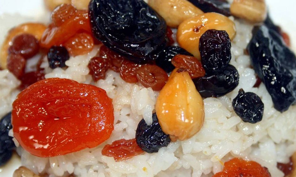 Armenian Sweet Rice Pilaf with Raisins